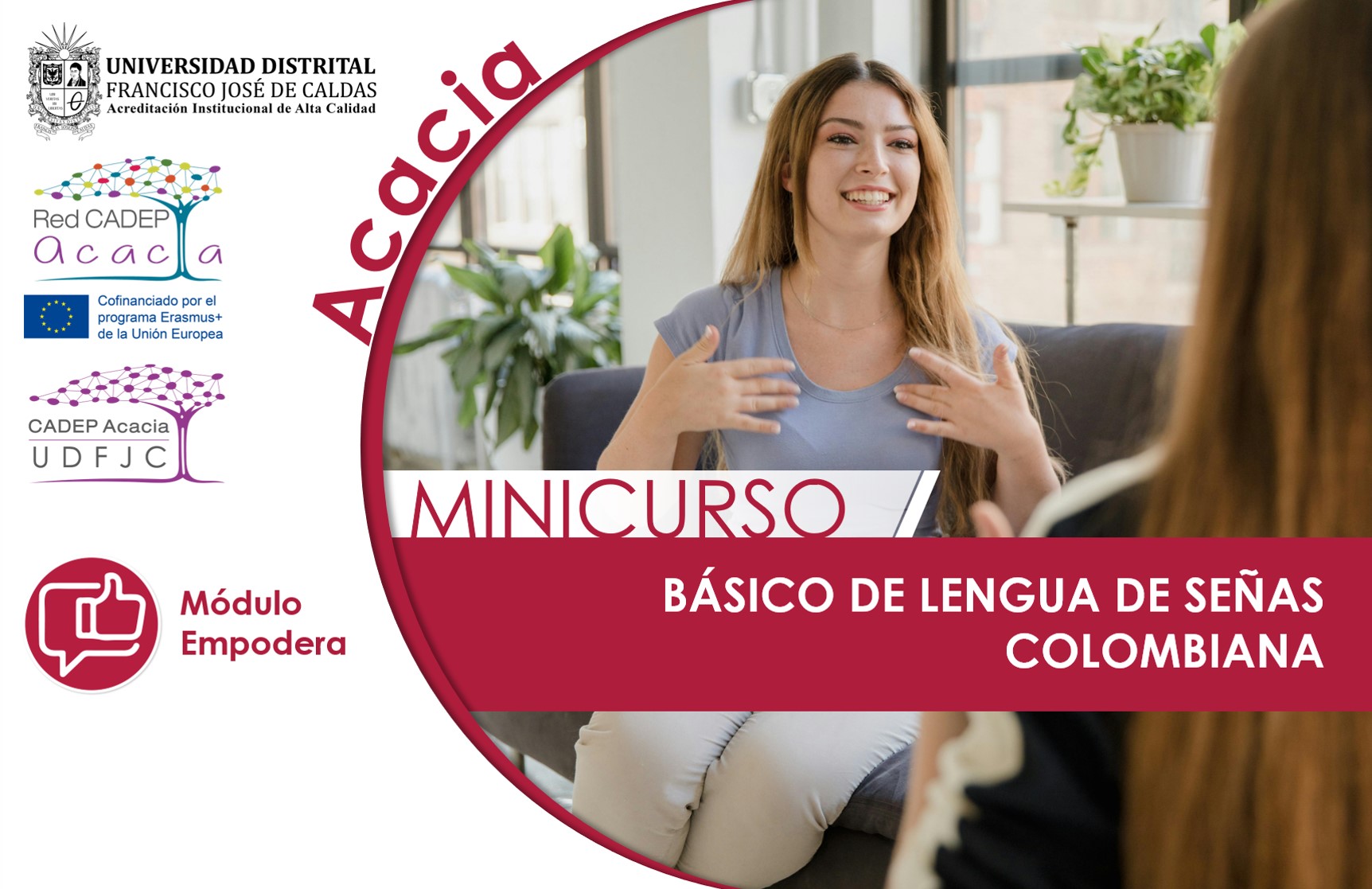 Mini-curso: Básico de lengua de señas colombiana AC001