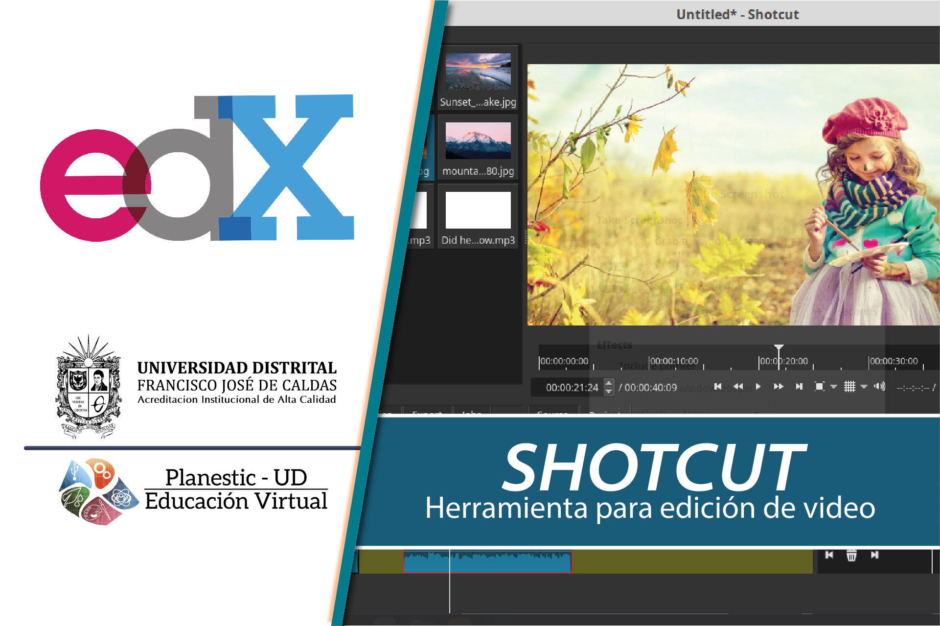 Shotcut: herramienta para edición de video P007H16