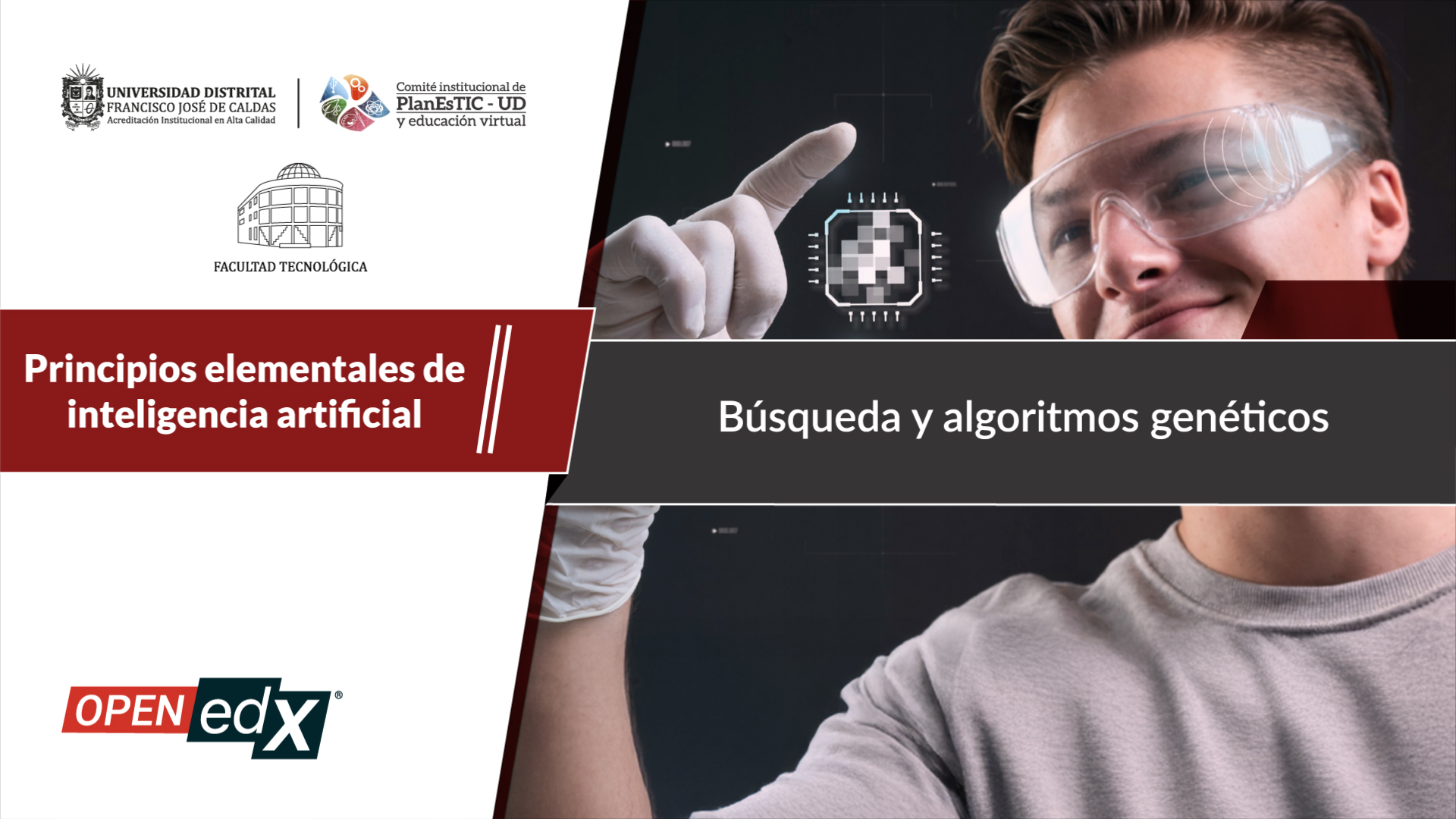 Principios elementales de inteligencia artificial: búsqueda y algoritmos genéticos  P024H016